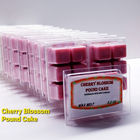 CHERRY BLOSSOM POUND CAKE -Bath & Body Works Candle Wax Melts- $8 per pack - Picture 1 of 9